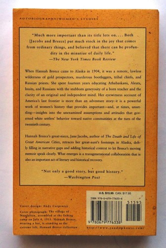 (784) A Schoolteacher in Old Alaska Story of Hannah Breece Vintg Reprint PB 1997 - Picture 2 of 6