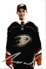 Antoine Morand Signed Autographed 4x6 Photo Anaheim Ducks #3
