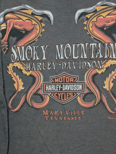 2010 harley-davidson maryville tn dragon t-shirt size xl - Picture 8 of 9