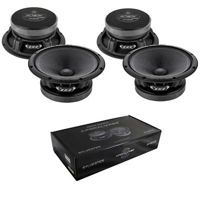 2x Pair of Deaf Bonce Apocalypse AP-M61SE 6.5'' 1040 W 4 Ohm Mid Range Speakers