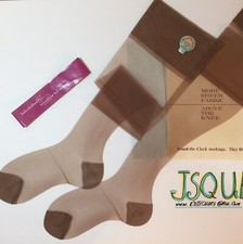 Vintage 3 Pair All Nylon Stockings 9 X 32 15D RHT ROUND THE CLOCK Shadow Taupe
