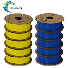 Kingroon 10KG 3D Printer Filament 1.75 mm PLA PETG Matte High Speed 1KG Spool