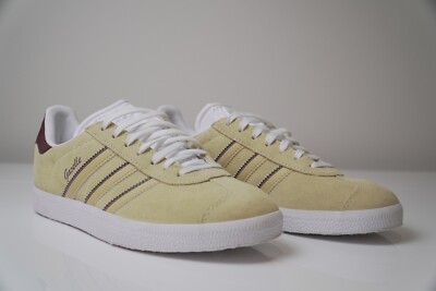 Size 6.5 - Adidas Gazelle Almost Yellow Maroon Women | eBay