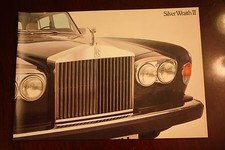 Vintage 1977 Rolls Royce Silver Wraith Ii 2 Original Car Sales Brochure Vintage 1977 Rolls Royce Silver Wraith Ii 2 Original Car Sales Brochure