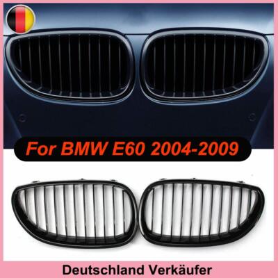 M Performance Einzelsteg Kühlergrill Glänzend Nieren für BMW 5er E60 04-09 LCI