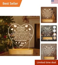 Gifts for Him, I Love U to My Husband's Gifts with Warm Light for Home Decor,...