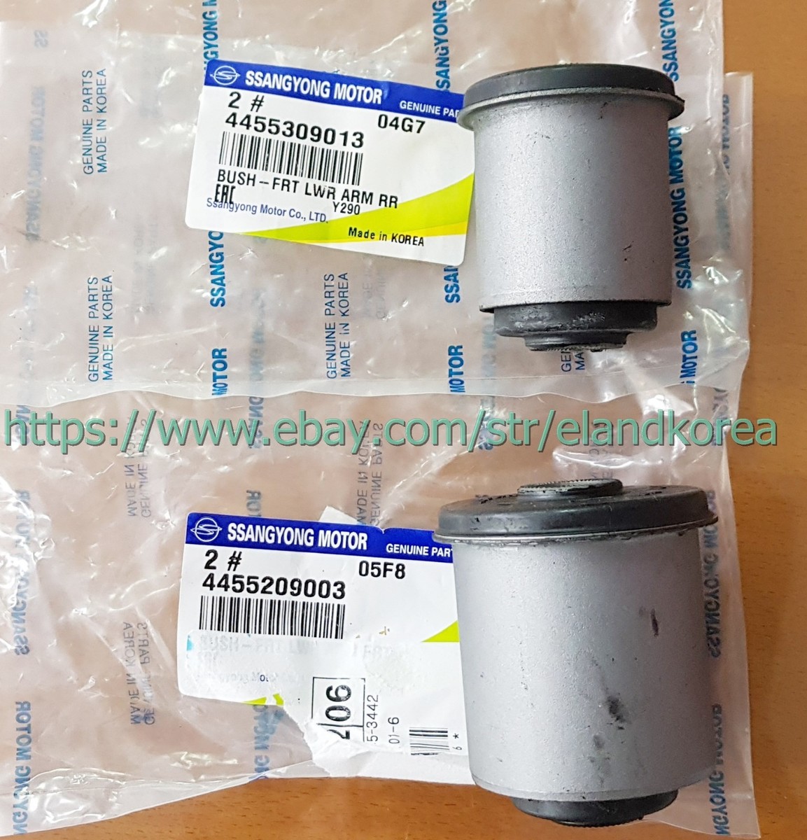Genuine FRT LWR ARM Front&Rear Bush:2p for ACTYON SPORTS, REXTON