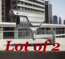 2x American Dynamics ADCA3BWO3RP Security Color Cameras 600TVL 9-22mm PAL NEW 