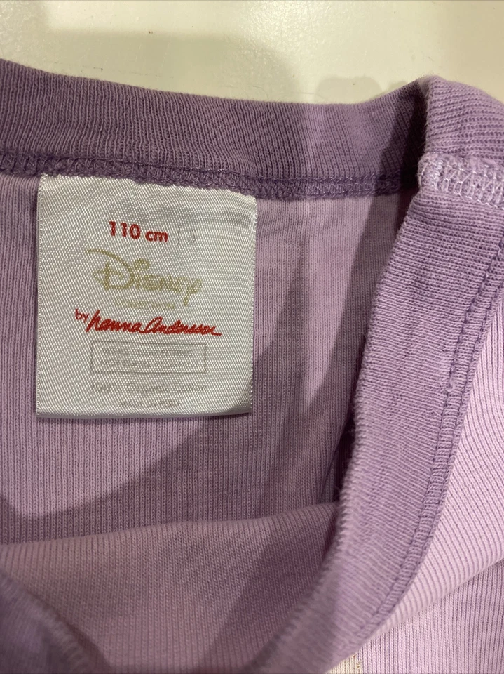 Juego de pijama de dos piezas Hanna Andersson niña talla 5 Disney La Sirenita Foto 2 de 4