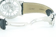 Cartier Rotonde de Cartier HPI00449 Tourbillon Skeleton White Gold Men's Watch 18