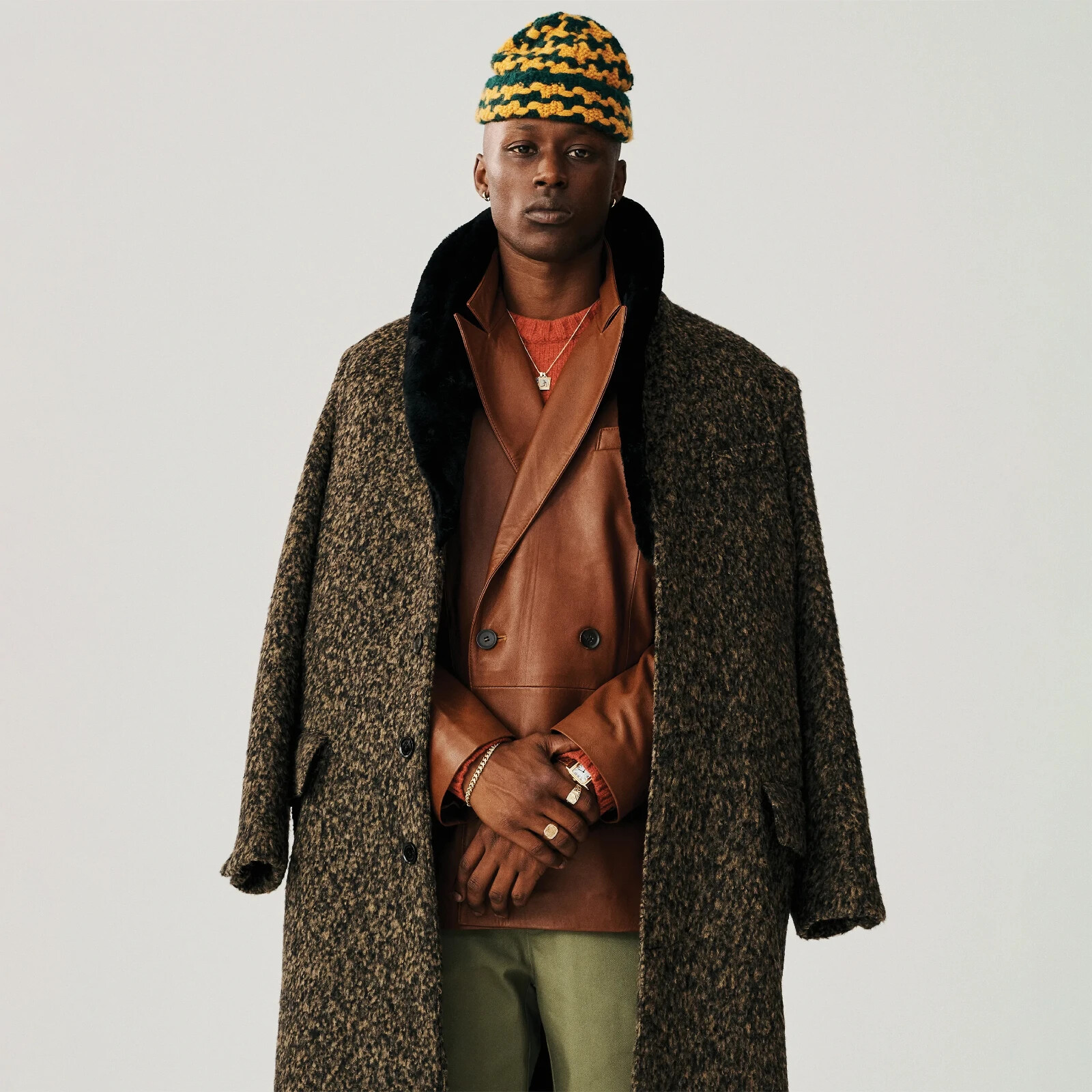 Aime leon dore Fur Collar Topcoat size XS - F/W 22 image 5