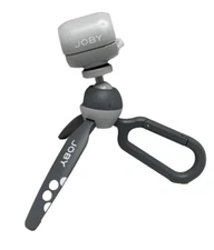 JOBY - HandyPod Clip Tripod Cell Phone Mount Foldable Table Top Grey Vlog Camera