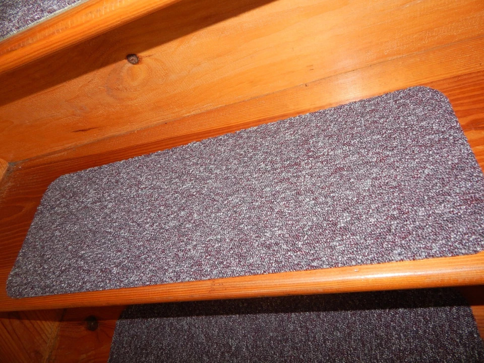 15 = Step 8'' x 24'' + 1 Landing 24" x 24"  Indoor Stair Treads Rug Carpet - Image 4 of 4