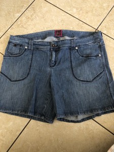 size 22 jean shorts