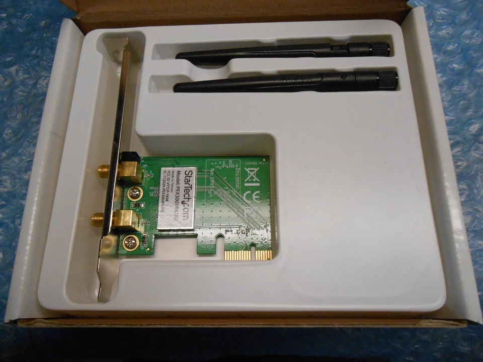 StarTech PEX300WN2X2 802.11n Wireless N PCI Express x1 Wireless Card - Image 4 of 4