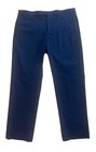 Lauren Ralph Lauren Pants Mens 36x30 Navy Solid Dress Flat Front Straight Leg — photo 1