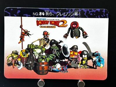 Kremlings Super Donkey Kong Card #84 NINTENDO BANDAI Japanese