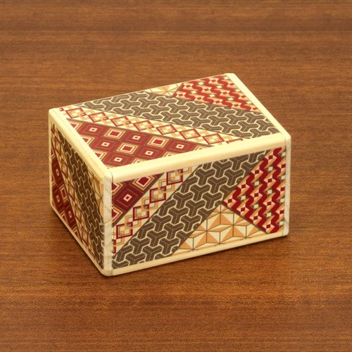 Detailed Mosaic Secret Puzzle Box 7 Step Solution Wooden Money Box Brainteas eBay