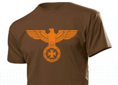 T-Shirt Reichsadler mit Eisernem Kreuz Adler m EK EK1 EK2 Gr S-XXL Eagle w cross - Bild 1 von 3