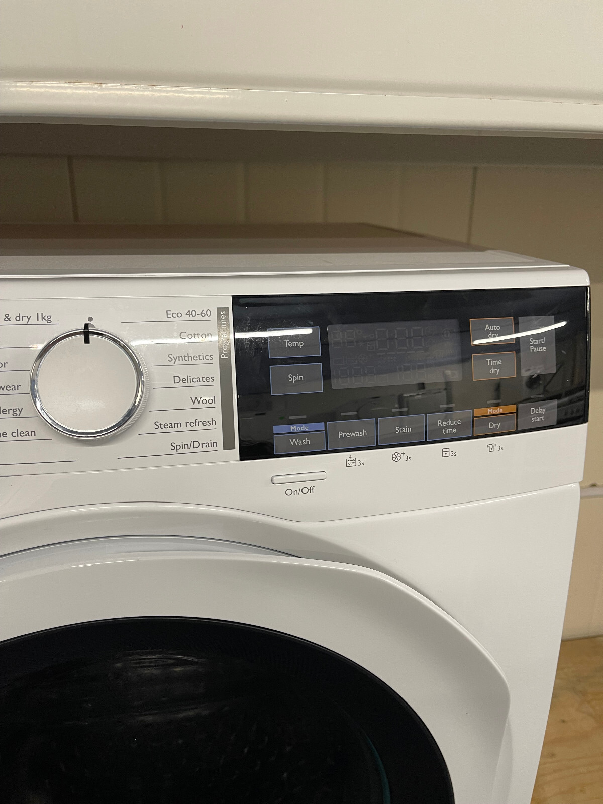 John Lewis JLWD1614 Freestanding 8kg/4kg 1600rpm Washer Dryer in White