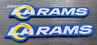 2020 Los Angeles Rams LA Rams Logo Patch NFL Football USA Sports Superbowl 2pcs