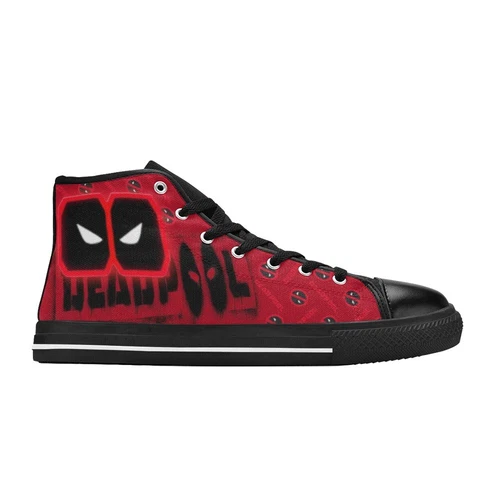 Deadpool Custom High Tops Sneakers Canvas Men Shoes