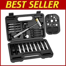 Comprehensive Pin Punch Tool Set with Hammer & Storage Box - Perfect for Repairs