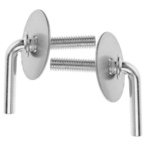 2 Pcs Electric Fan Base Screws Computer Kit Door Hole Cover Plate - Afbeelding 8 van 12