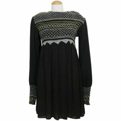 FREE PEOPLE Black Late Night Picnic 