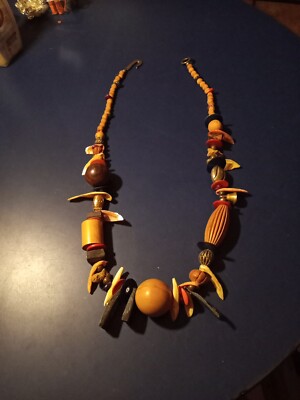 Vintage African Style Necklaces 32 Inches Long | eBay