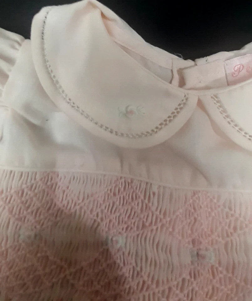 Romper Petit Ami Baby rosa tamanho 6 meses - Imagem 4 de 4