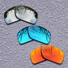 Silver Blue Red Replacement Lens For-Oakley Straightlink OO9331 Polarized