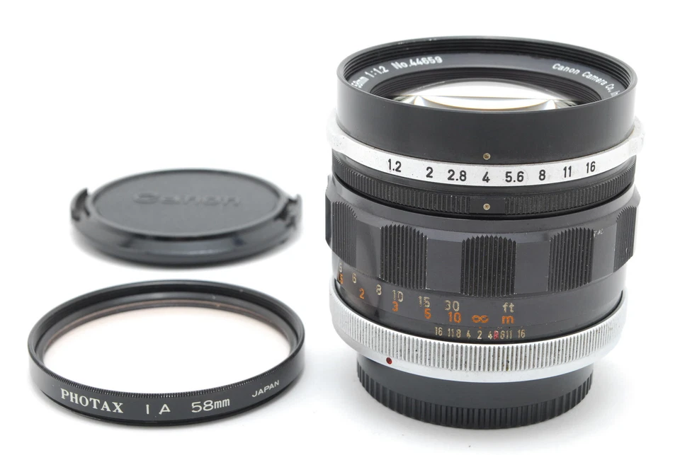 【EXC+5】 Canon FL 58mm f1.2 MF enfoque manual lente Prime estándar FD de JAPÓN - Imagen 3 de 4
