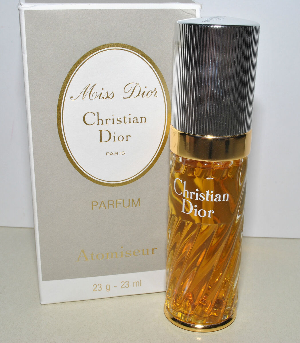 VIntage Christian Dior Miss Dior Pure Parfum Atomiseur-23 g/23 ml-Nib