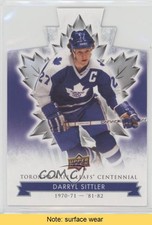 2017 Toronto Maple Leafs Centennial Blue Die-Cut Darryl Sittler #50 HOF READ 7q4