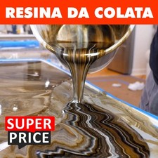 Resina Epossidica Trasparente Autolivellante da colata Kg.0,800 VIMCOLOR