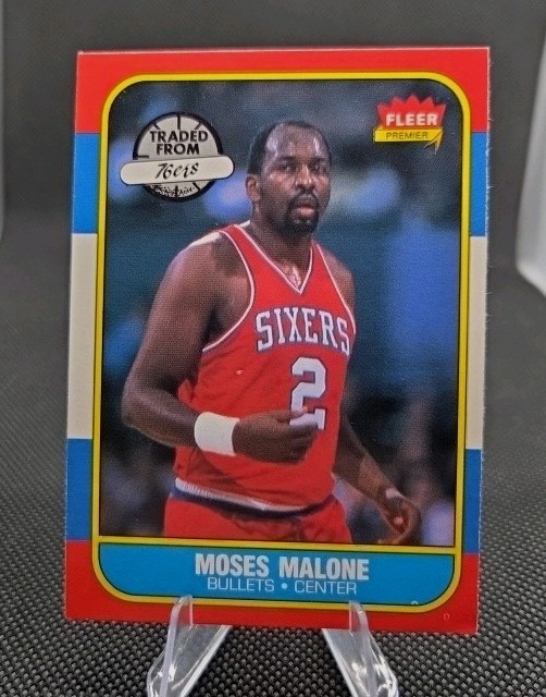 1986 Fleer #69 Moses Malone