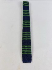 POLO RALPH LAUREN Silk Repp Ivy Tie Diagonal Striped Flesh Pony Logo Vtg Preppy