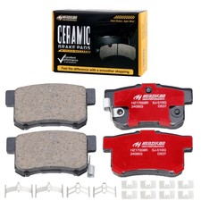 Premium Low Dust Rear Ceramic Brake Pads Honda Civic Accord Acura ILX TL TSX Int