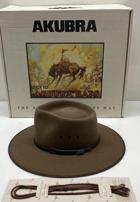 58〜60cm AKUBRAフェドーラ/ジョニーデップ/ブラウン/ハット Akubra Hats for Men for sale | eBay