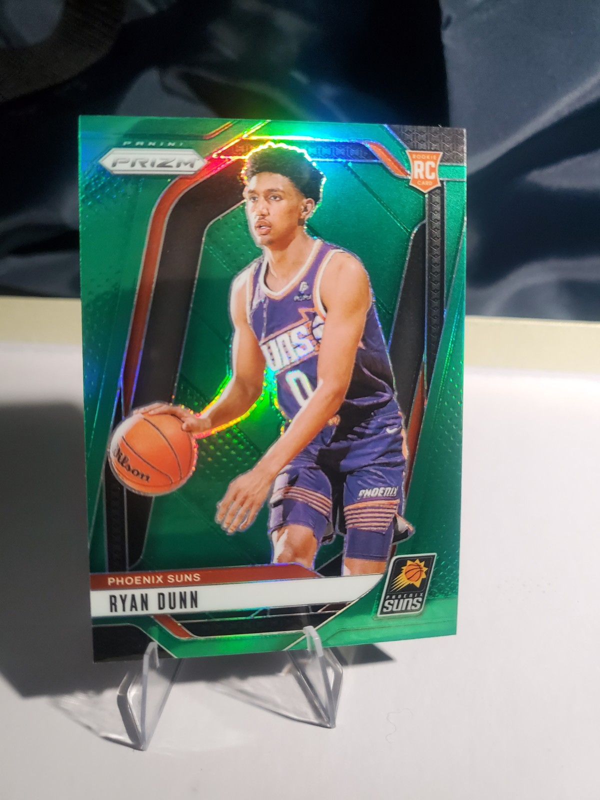 2024-25 Panini Prizm - Ryan Dunn #258 Green Prizm (RC)