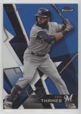 2018 Topps Finest Blue Refractor 24/150 Eric Thames #18 0a7