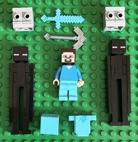 LEGO Minecraft: The End Portal (21124)-replaced 3 Minor Blocks