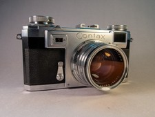 Zeiss Ikon Contax IIa Film Camera, Sonnar Zeiss 50mm f/1.5 Lens Read 