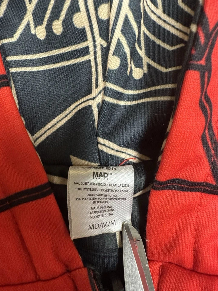 *RARE* Spider-Man No Way Home Cosplay Reversible Hoodie Costume Medium - Image 3 of 4