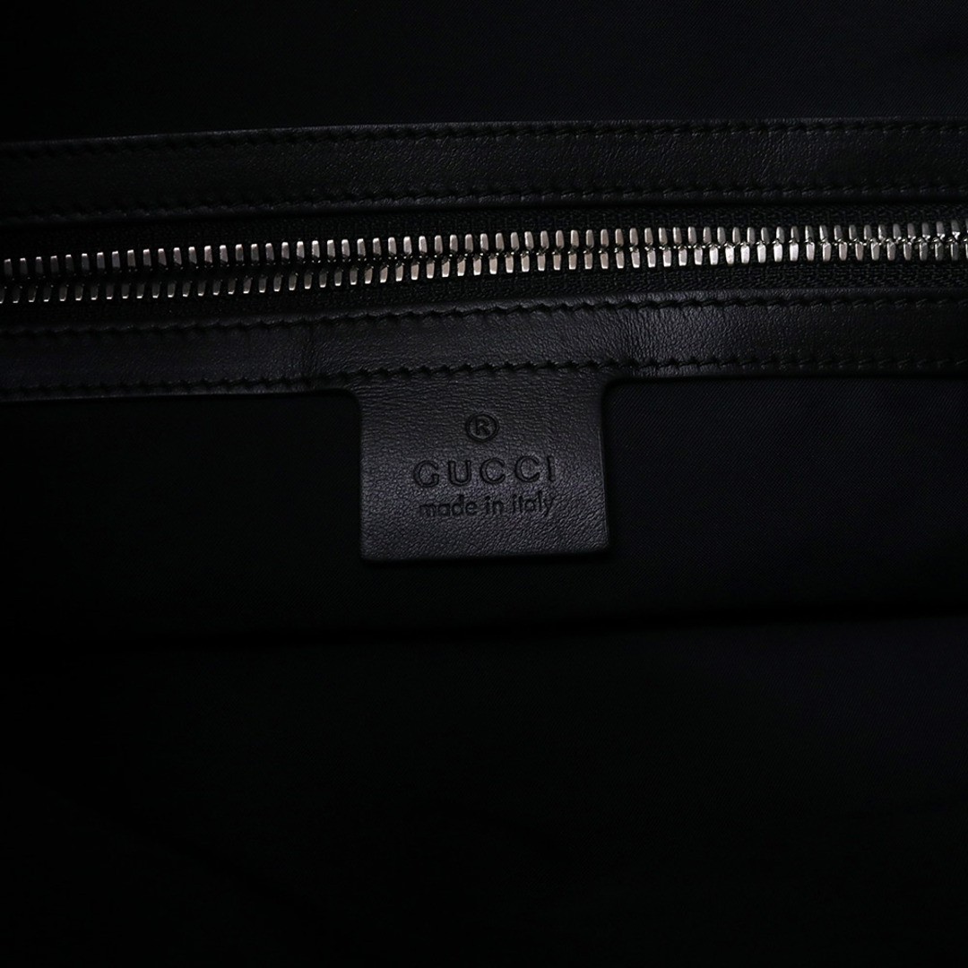 Gucci Ghost Logo Drawstring Backpack Calfskin Bla… - image 8