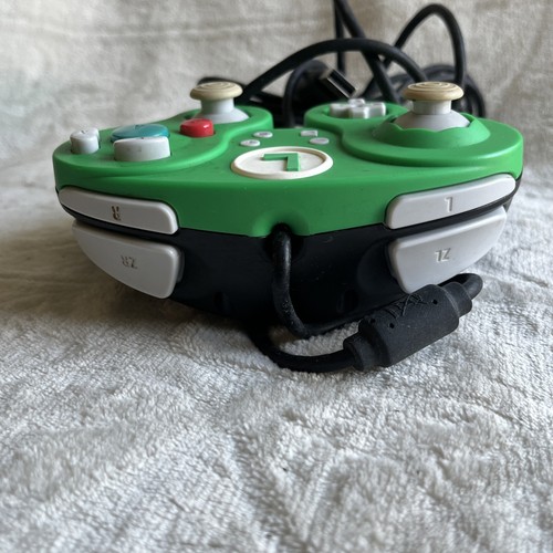 Luigi Gamecube Controller Set pdp cablato fight pad pro G3 - Foto 7 di 10
