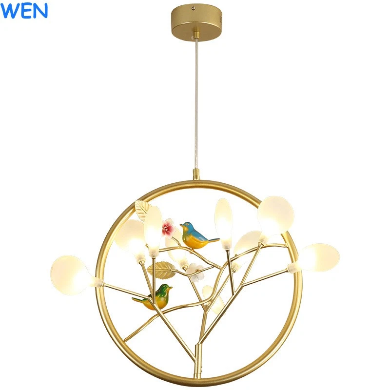 Modern Little bird Pendant Light LED Chandelier Lighting Branch Ceiling Lamp - Image 4 of 4