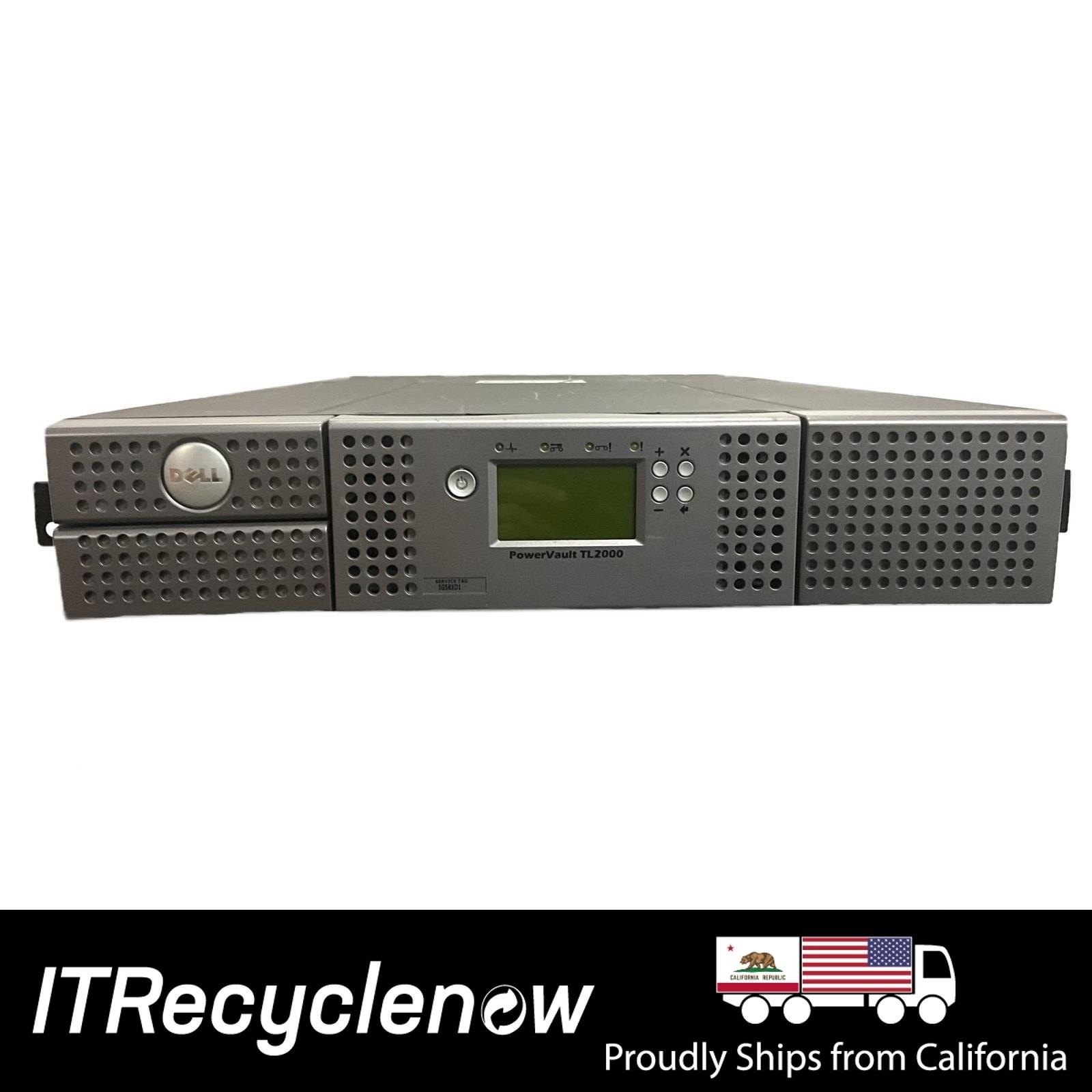 Dell Powervault TL2000 SAS Tape Library 2U LTO4 Robot Only No Drive