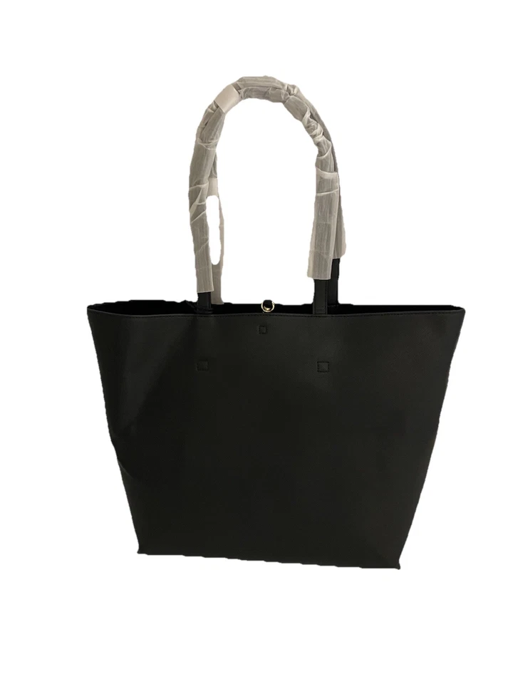 Versace Jeans Couture Shoulder Bag Tote  Black Gold Baroque Scarf Tie Thelma NWT - Image 2 of 4